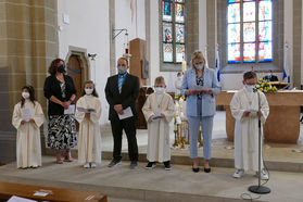 Feier der 1. Heiligen Kommunion in Sankt Crescentius (Foto: Karl-Franz Thiede)